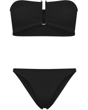 Paramidonna Frida Gesmockte Bikini - Zwart