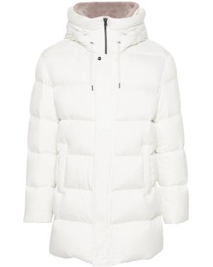 Herno Jas Met Logoplakkaat - Wit