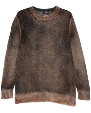 Avant Toi Pullover mit gebürstetem Effekt - Braun