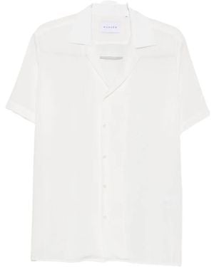 MARSĒM Short-Sleeve Camp-Collar Shirt - White