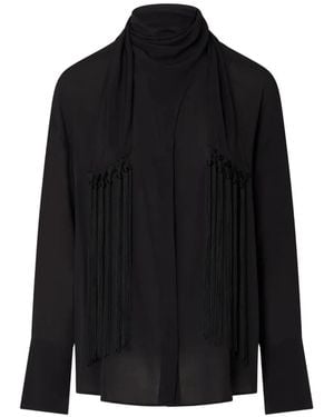 Liu Jo Shirt With Scarf - Black