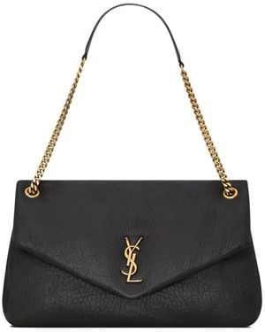 Saint Laurent Calypso Schultertasche - Schwarz