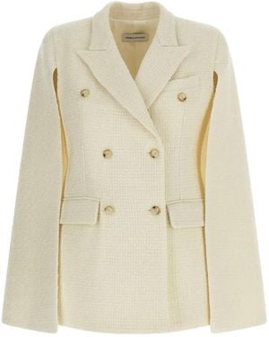 Federica Bonifaci Double-Breasted Blazer - Natural