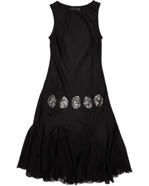 GIMAGUAS Leona Sequin-Embellished Dress - Black