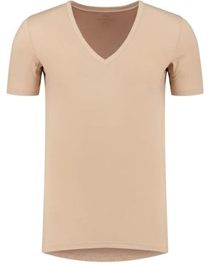 Stenströms V-Neck T-Shirt - Natural
