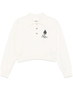 FRAME Polo Con Ricamo - Bianco