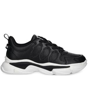 Just Cavalli Wave-Design Trainers - Black