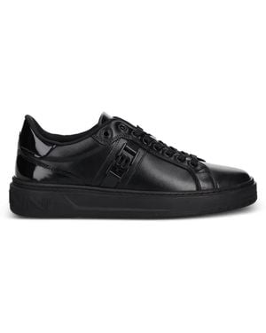Baldinini Logo-Plaque Sneakers - Black