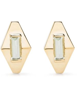 Aliita Pendientes Deco Rombo en oro amarillo de 9kt - Metálico