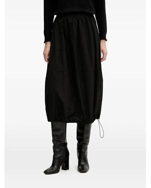 Joseph Ribkoff Drawstring Midi Skirt - Black