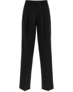 Givenchy Pleated Wool-Blend Trousers - Black