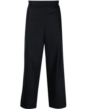 Laneus High-Waist Straight-Leg Pants - Blue