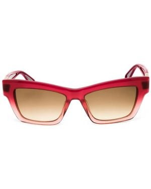 Furla Rectangular-Frame Sunglasses - Pink