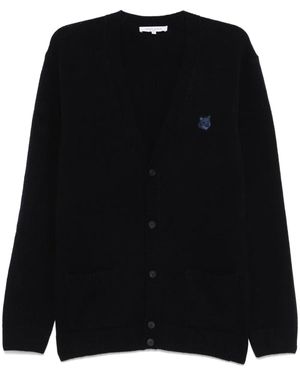 Maison Kitsuné Bold Fox カーディガン - ブラック