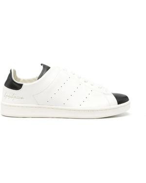 Y-3 Leather Trainers - White