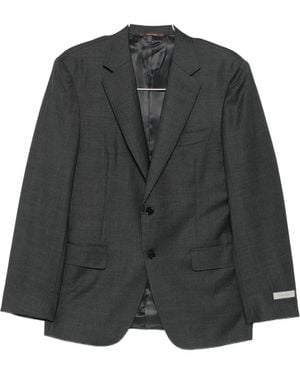 Canali Traje de dos piezas con solapas de muesca - Gris