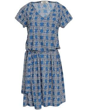 Amir Slama Belted Dress - Blue
