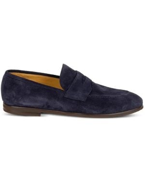 Neil Barrett Suede Penny Loafers - Blue