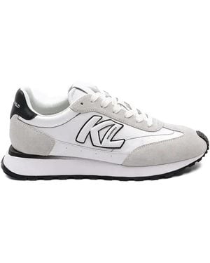 KARL LAGERFELD Leather Trainers - White