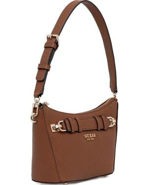 Guess Gregoria Shoulder Bag - Brown