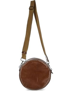 Uma Wang Leather Shoulder Bag - Brown