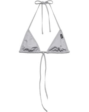 Prada Jersey Bikini Top - White