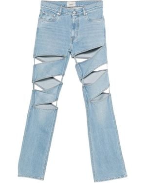 Coperni Jeans Mit Cut-Outs - Blau