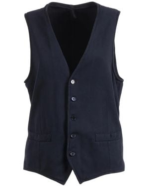 L.B.M. 1911 Button-up Gilet - Blue