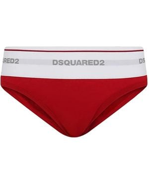 DSquared² Bragas Con Detalle Del Logo - Rojo