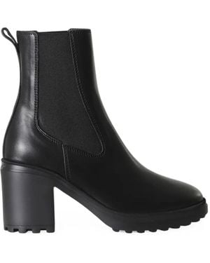 Hogan Bottines Chelsea H724 - Noir