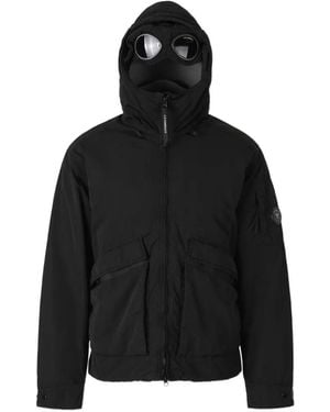 C.P. Company Heavy Chrome-R Padded Goggle Jacket - Black