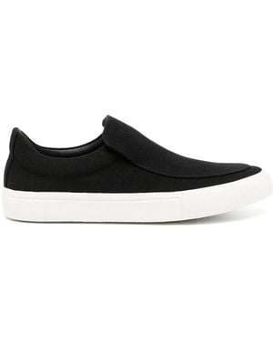 James Perse Canvas Slip-On Sneakers - Black