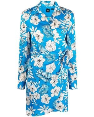 Pinko Wrap Dress - Blue