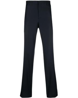 Lanvin Straight-Leg Wool Trousers - Blue