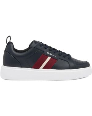 Bally Blayze Ribbon Logo Sneakers - Blue