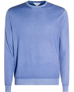 Malo Crew-Neck Jumper - Blue
