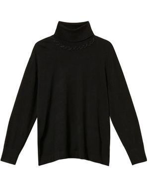 Twinset Turtle Neck Sweater - Black