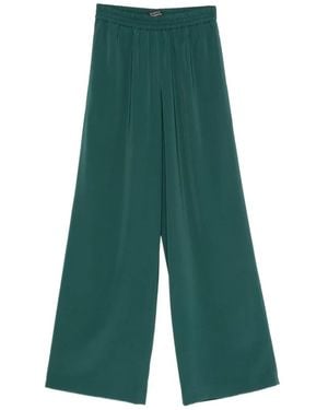 Gianluca Capannolo Claudia Elasticated Palazzo Trousers - Green