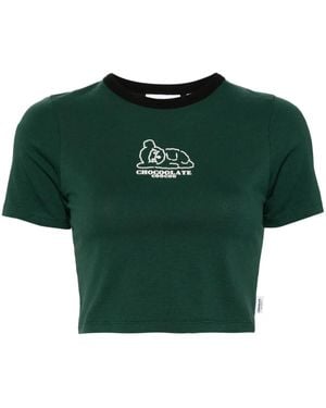 Chocoolate ロゴ Tシャツ - グリーン