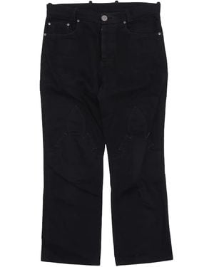 Chrome Hearts Vaqueros con cinco bolsillos - Negro