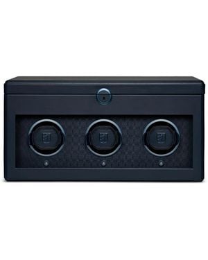 Wolf The Earth Triple Watch Winder - Blue