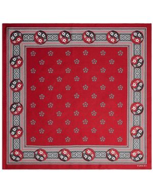 Fursac Einstecktuch Aus Seide - Rot