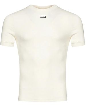 Entire studios Camiseta Con Parche Del Logo - Blanco