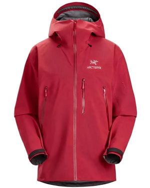 Arc'teryx Chaqueta Beta Sv Con Capucha - Rojo