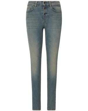 Liu Jo Skinny Jeans With Crafted Buttons - Blue
