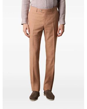 Brooks Brothers Zip-Up Trousers - Natural
