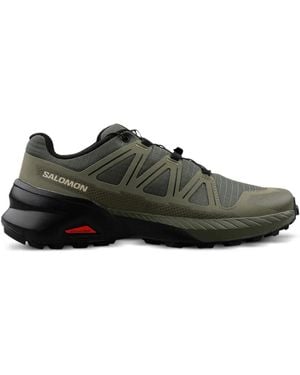 Salomon Peak Gore Tex Textured-Panel Trail Trainers - Green