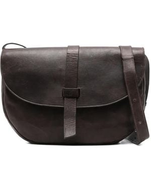 SOMMET Schultertasche mit Klappverschluss - Schwarz