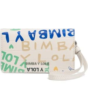 Bimba Y Lola Portafoglio Con Stampa - Blu