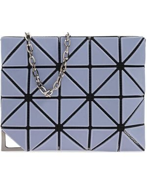 Issey Miyake Portemonnee Met Geometrisch Patroon - Blauw